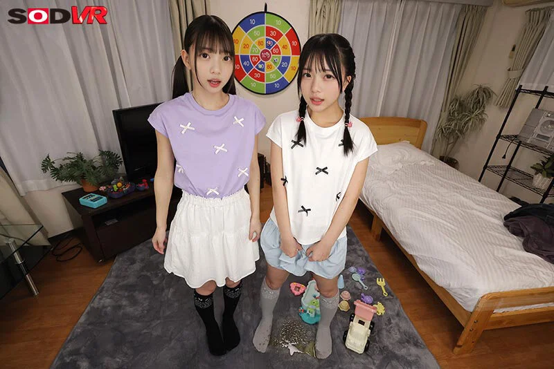 【VR】その無邪気さが悪いんだ。ゆきちゃん＆りえちゃんの究極のリアルをイケル所長が徹底レビュー