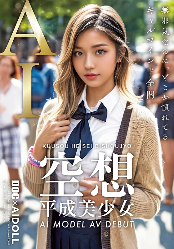【FANZAサンプル動画レビュー】空想平成美少女 AI MODEL AV DEBUT|平成ギャルのノリと距離感が刺さるDOC AI LAB作品のサンプル画像1