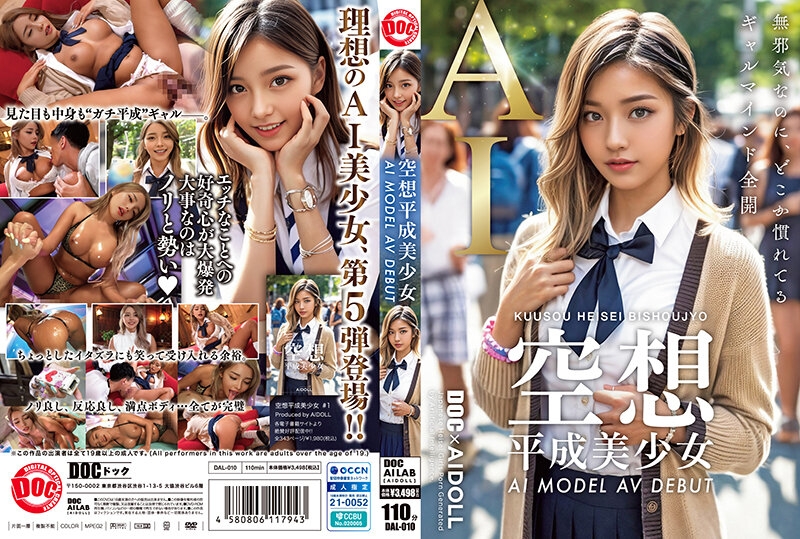 【FANZAサンプル動画レビュー】空想平成美少女 AI MODEL AV DEBUT|平成ギャルのノリと距離感が刺さるDOC AI LAB作品のサンプル画像19